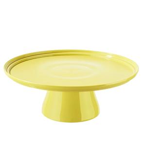 Boleira com Pedestal Coza Cake - 25 Cm - Amarelo