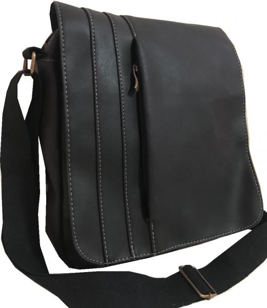 Bolsa Carteiro Masculina/feminina Tiracolo, Marrom - Ff