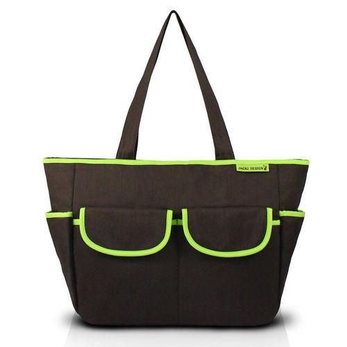 Bolsa de Bebê Lisa Marrom/verde Jacki Design
