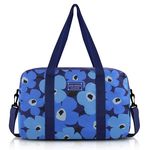 Bolsa de Viagem Papoula Poliéster Azul - Jacki Design