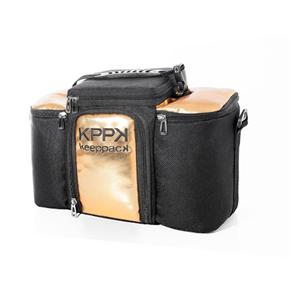 Bolsa Fitness Keeppack Preto/Dourado