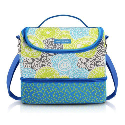 Bolsa Jacki Design Térmica com 2 Compartimentos Azul