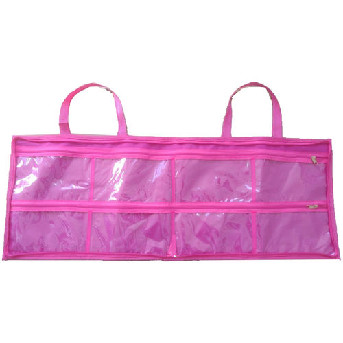 Bolsa Necessaire Organizadora de Esmaltes 120 Frascos Rosa