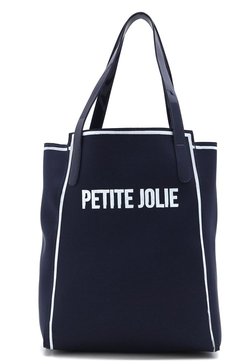 Bolsa Petite Jolie Logo Azul-Marinho