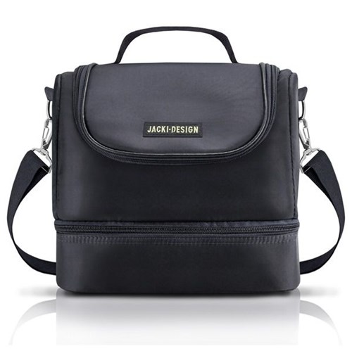 Bolsa Térmica C/ 2 Compartimentos Masculino Jacki Design Preto