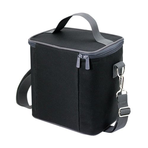 Bolsa Térmica Frasqueira Lancheira Marmita Preto Jacki Deisign