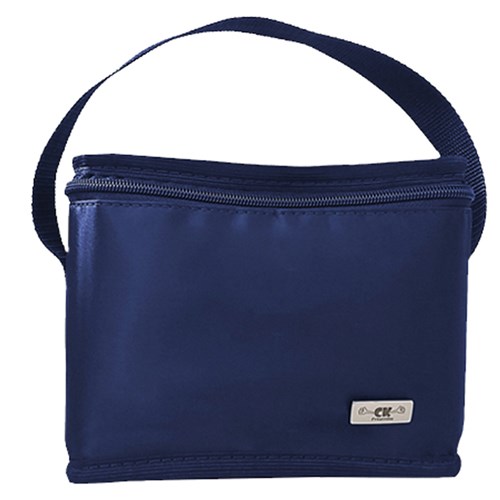 Bolsa Térmica Pequena para Marmita Pratica Azul Marinho M-Bt16az