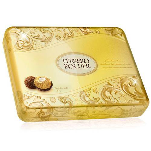 Tudo sobre 'Bombom Ferrero Rocher Lata C/15 - Ferrero'