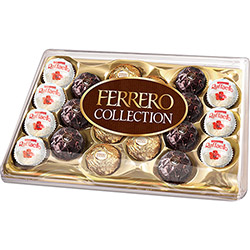 Bombons Ferrero Rocher Collection Caixa com 21 Unidades