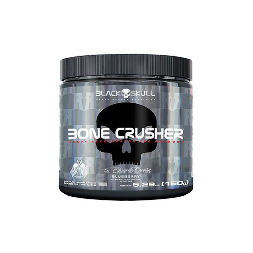 Bone Crusher 150g - Black Skull Pré Treino