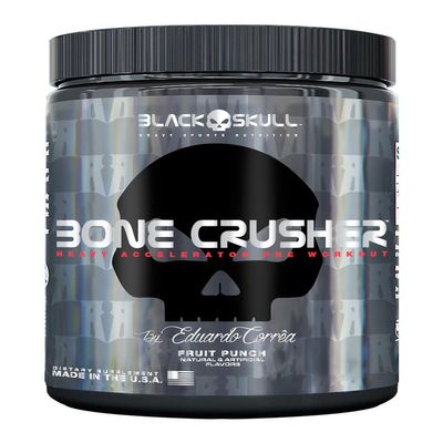 Bone Crusher Pré-treino 150g - Black Skull Bone Crusher Pré-treino 150g Blackberry Lemonade - Black Skull