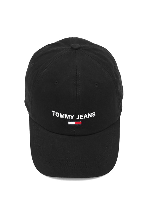 Boné Tommy Jeans Logo Preto