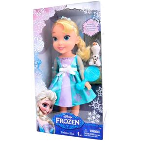 Boneca 15 Pol Luxo Frozen - Elsa