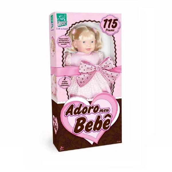 Boneca Adoro Meu Bebê 115 Frases - Super Toys