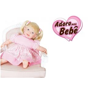 Boneca Adoro Meu Bebê 80 Frases - Super Toys