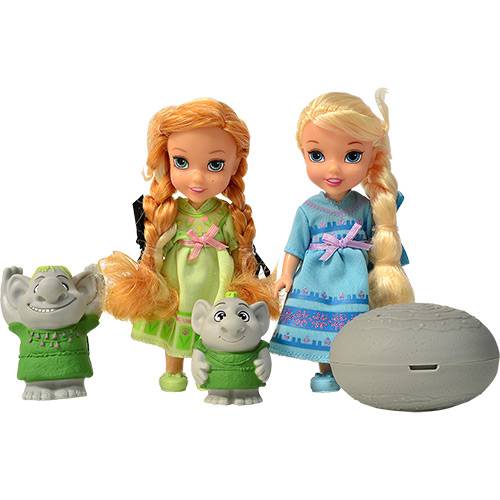 Tudo sobre 'Boneca Anna e Elsa com Trolls - Sunny Brinquedos'
