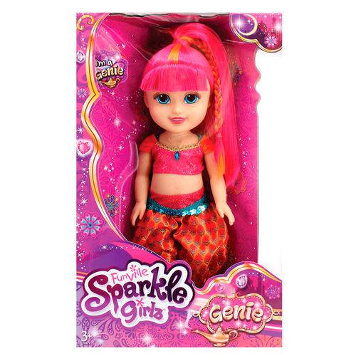 Tudo sobre 'Boneca Articulada - Funville Sparkle Girlz - Genie Pink - Dtc'