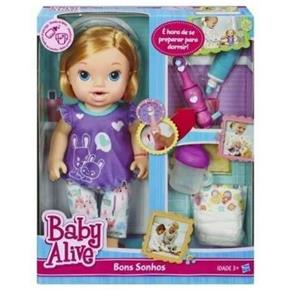 Boneca Baby Alive - Bons Sonhos Loira - Hasbro