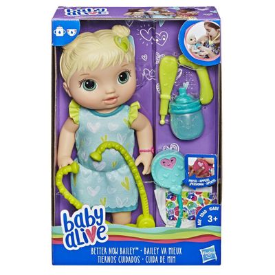 Boneca Baby Alive Cuida de Mim Loira Hasbro