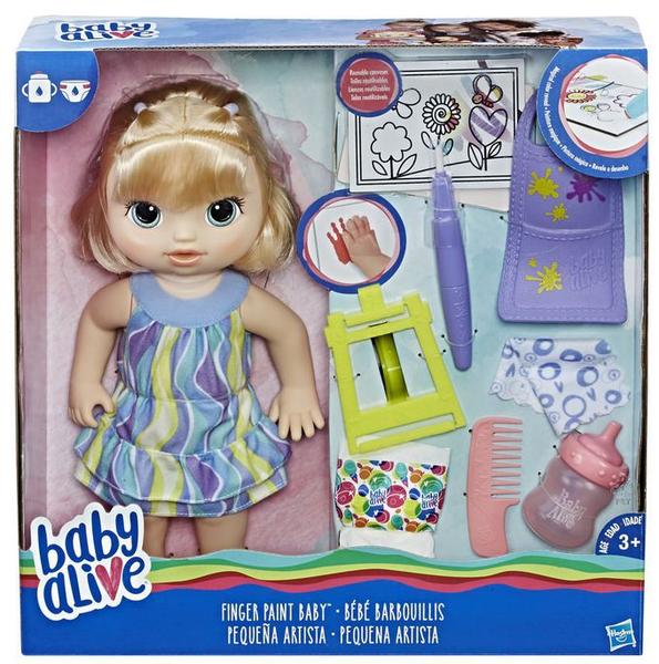 Boneca Baby Alive e Acessorios Pequena Artista Loira - Hasbro