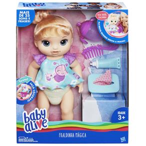 Boneca Baby Alive Fralda Magica Loira Hasbro - C2700