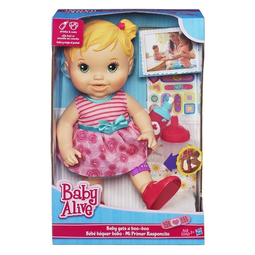 Boneca Baby Alive Machucadinho Loira - A5390 - Hasbro