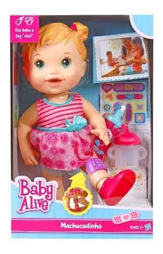 Boneca Baby Alive Machucadinho - Loira - Hasbro