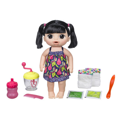 Boneca Baby Alive - Papinha Divertida - Asiática - E0633 - Hasbro