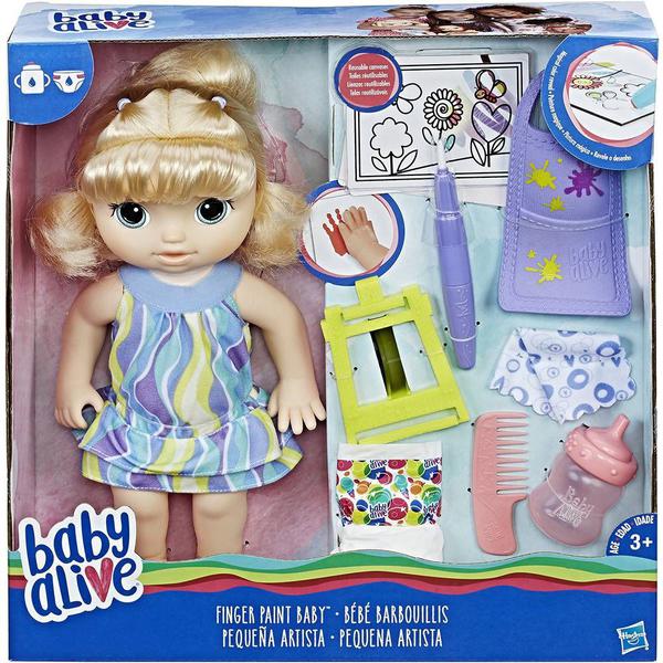 Boneca Baby Alive Pequena Artista Loira Hasbro - Mattel