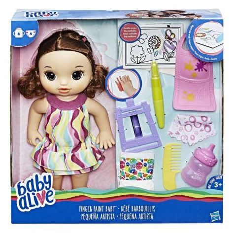 Boneca BABY Alive Pequena Artista MOR Hasbro