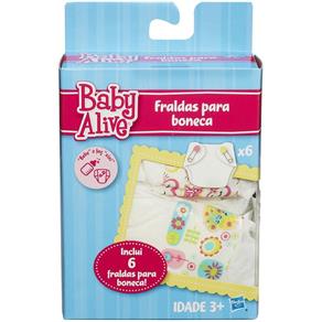 Boneca Baby Alive - Refil Fraldas - Hasbro