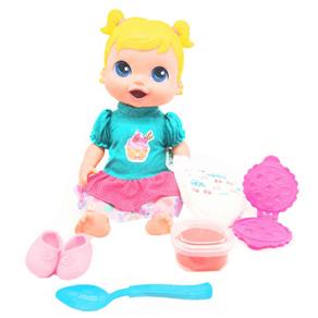 Boneca Babys Collection Comidinha Super Toys