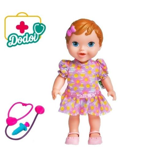 Boneca Baby's Collection Dodói Ruiva - Super Toys