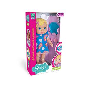 Boneca Babys Collection Papinha Super Toys