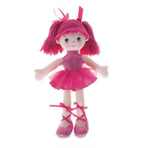 Boneca Bailarina Glitter de Pano Buba Pink - 4725