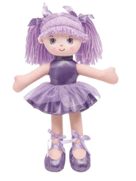 Boneca Bailarina Glitter P 30 Cm - Buba