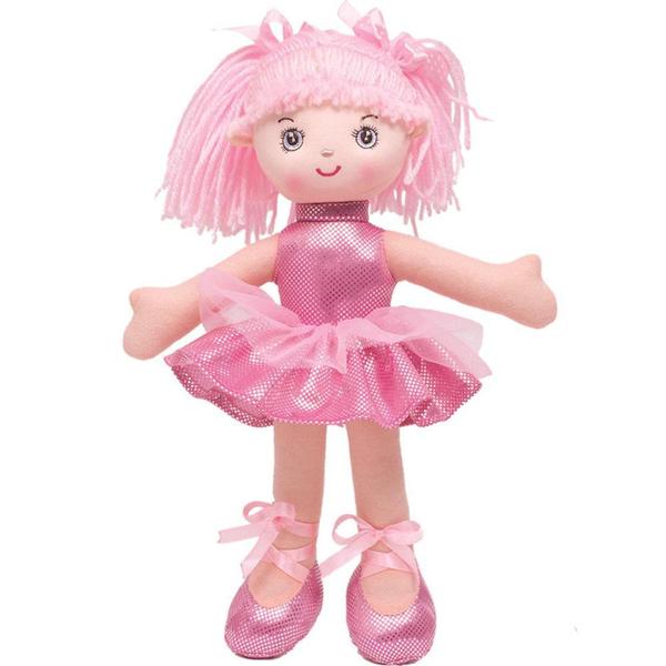Boneca Bailarina Glitter P Rosa Buba