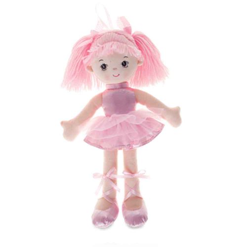 Boneca Bailarina Glitter Rosa Buba