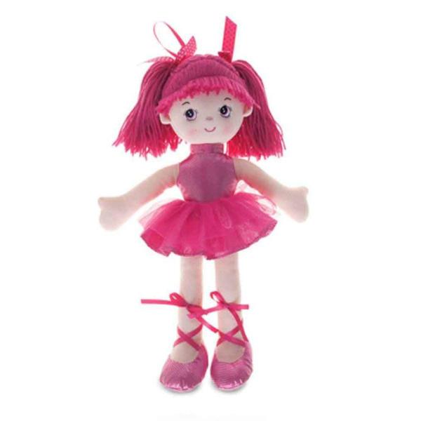 Boneca Bailarina Glitter Rosa Escuro 4725 - Buba