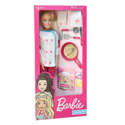Boneca Barbie - 67Cm - Barbie Chef de Cozinha - Pupee