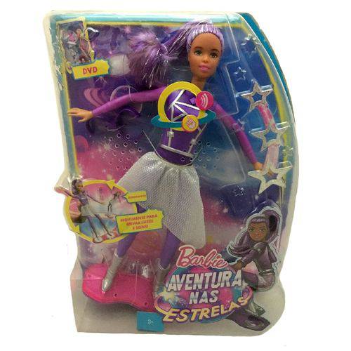 Tudo sobre 'Boneca Barbie Amiga Negra com Hoverboard Luz e Som - Mattel'