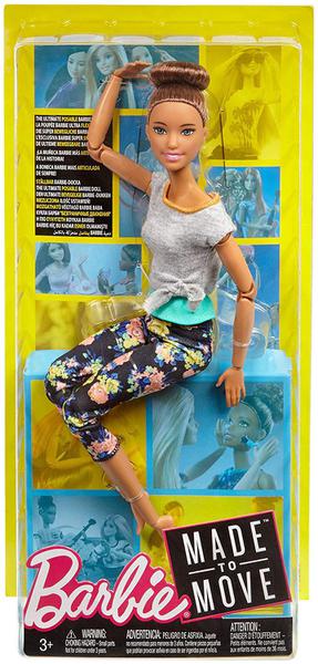 Boneca Barbie Articulada Feita para Mexer Morena - Mattel