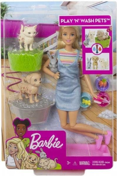 Boneca Barbie Banho de Cachorrinhos - Mattel