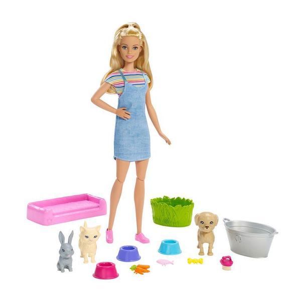 Boneca Barbie - Barbie Banho dos Cachorrinhos - Mattel - Barbie Mattel