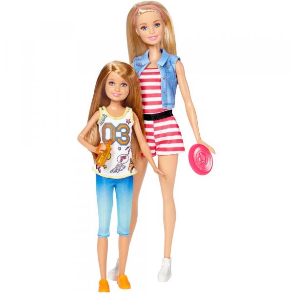 Barbie Família Dupla de Irmãs Loira - Mattel