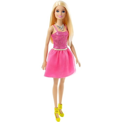 Boneca Barbie Básica Pink Glitz - Mattel