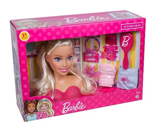 Boneca Barbie Busto Pentear Cabelos - Pupee