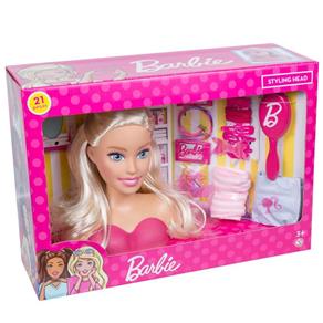 Boneca Barbie Busto Pupee 1255 Pentear e Maquiar
