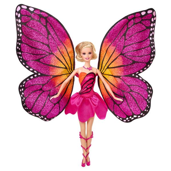Boneca Barbie Butterfly e Princesa Fairy Barbie Butterfly - Mattel - Barbie