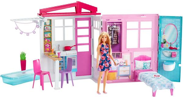 Boneca Barbie - Casa Glam com Boneca Barbie Original Mattel